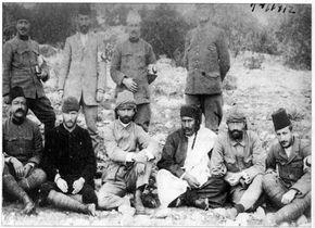Trablusgarp savaşında Osmanlı subayları 