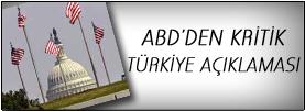 ABD'den kritik Türkiye açıklaması