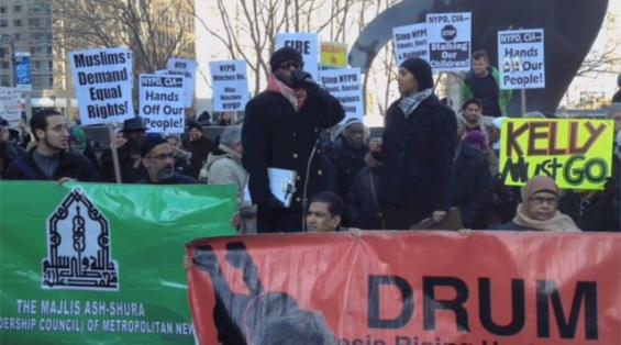 Müslümanlardan New York Polisine Protesto