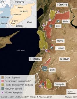 Suriye'de Kontrol Noktaları
