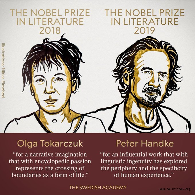 2018 Nobel Edebiyat Ödülü sahiplerini buldu