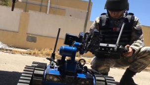 Libya'da EYP'lere yerli robot 'Kutlu' ile müdahale ediliyor 