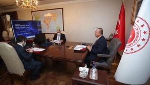 Bakan Çavuşoğlu, Dünya Ekonomik Forumu Küresel Eylem Grubu toplantısına katıldı 