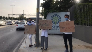 ZULME KARŞI SESSİZ HAYKIRIŞ: UYGUR TÜRKLERİNDEN SIRA DIŞI EYLEM! 