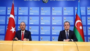 ÇAVUŞOĞLU, AZERBAYCANLI MEVKİDAŞI BAYRAMOV'LA GÖRÜŞTÜ 