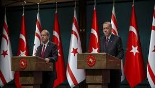 CUMHURBAŞKANI ERDOĞAN'DAN KKTC CUMHURBAŞKANI SEÇİLEN TATAR'A TEBRİK 