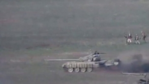 ERMENİSTAN ORDUSU DARMADUMAN: KENDİ TANKLARINI VURDULAR! 