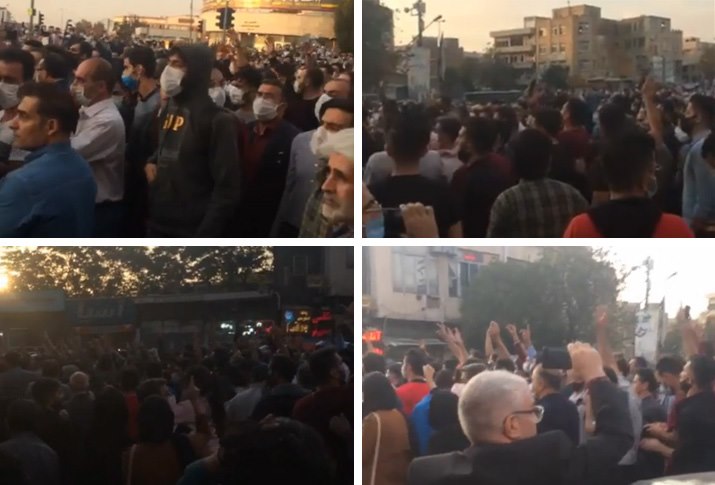GÜNEY AZERBAYCAN'DA ERMENİSTAN'A DESTEK ÇIKAN TAHRAN REJİMİNE YOĞUN PROTESTO! 