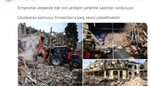 MSB'den ateşkesi ihlal edip sivillere saldıran Ermenistan için önemli çağrı: Uluslararası toplum sesini yükseltmeli 