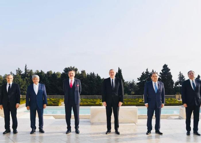 Azerbaycan Cumhurbaşkanı, Türk Konseyi Genel Sekreterini ve TCCI Heyetini kabul etti