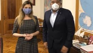 EMİNE CEPPAR, KAZAKİSTAN'IN UKRAYNA BÜYÜKELÇİSİ İLE BİR ARAYA GELDİ 