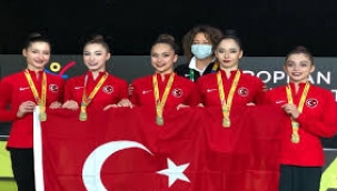 TÜRKİYE KADIN RİTMİK CİMNASTİK GRUP MİLLİ TAKIMINDAN TARİHİ GALİBİYET! 