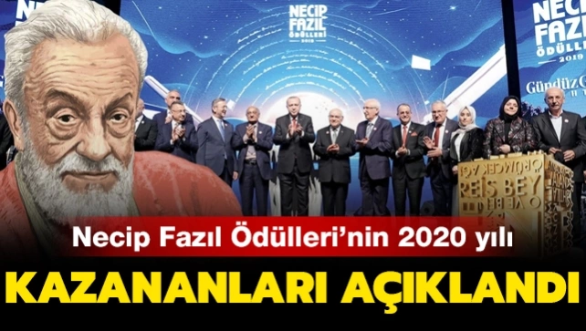2020 Necip Fazıl Ödülleri'ni alan 7 isim