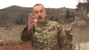 Aliyev, Gubadlı ve Zengilan ilçelerini ziyaret etti: Uluslararası teşkilatlara ateş püskürdü