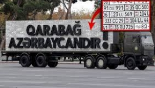 AZERBAYCAN'DAKİ TÖRENDE DİKKAT ÇEKEN DETAY: İŞTE BÜYÜK ZAFERİN SİMGESİ! 