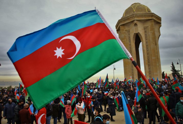 AZERBAYCAN HALKI LAÇIN'IN KURTULUŞUNU KUTLADI 