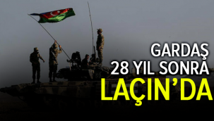 Azerbaycan Ordusu Laçın'da