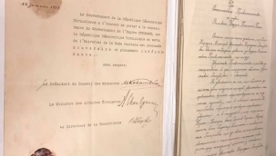 BÜYÜKELÇİ SIBİGA, OSMANLI ARŞİVİNDE BULUNAN TARİHİ BELGENİN FOTOĞRAFINI PAYLAŞTI 