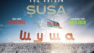 İŞGALDEN KURTARILAN ŞUŞA'DAN YENİ GÖRÜNTÜLER: TÜRKİYE VE AZERBAYCAN BAYRAKLARI HER YERDE 