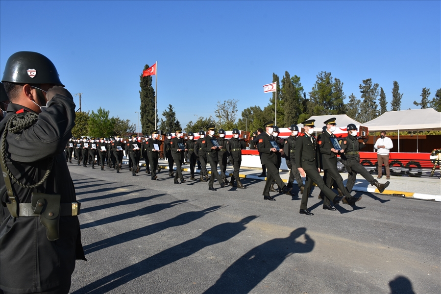 Kıbrıs Şehitleri için Gazimağusa'da Devlet Töreni Düzenlendi