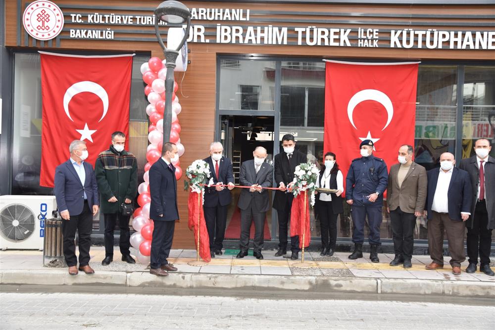 Kitap ve Kültür Dostu Dr. İbrahim Türek Adına Yeni Kütüphane Açıldı