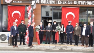 Kitap ve Kültür Dostu Dr. İbrahim Türek Adına Yeni Kütüphane Açıldı