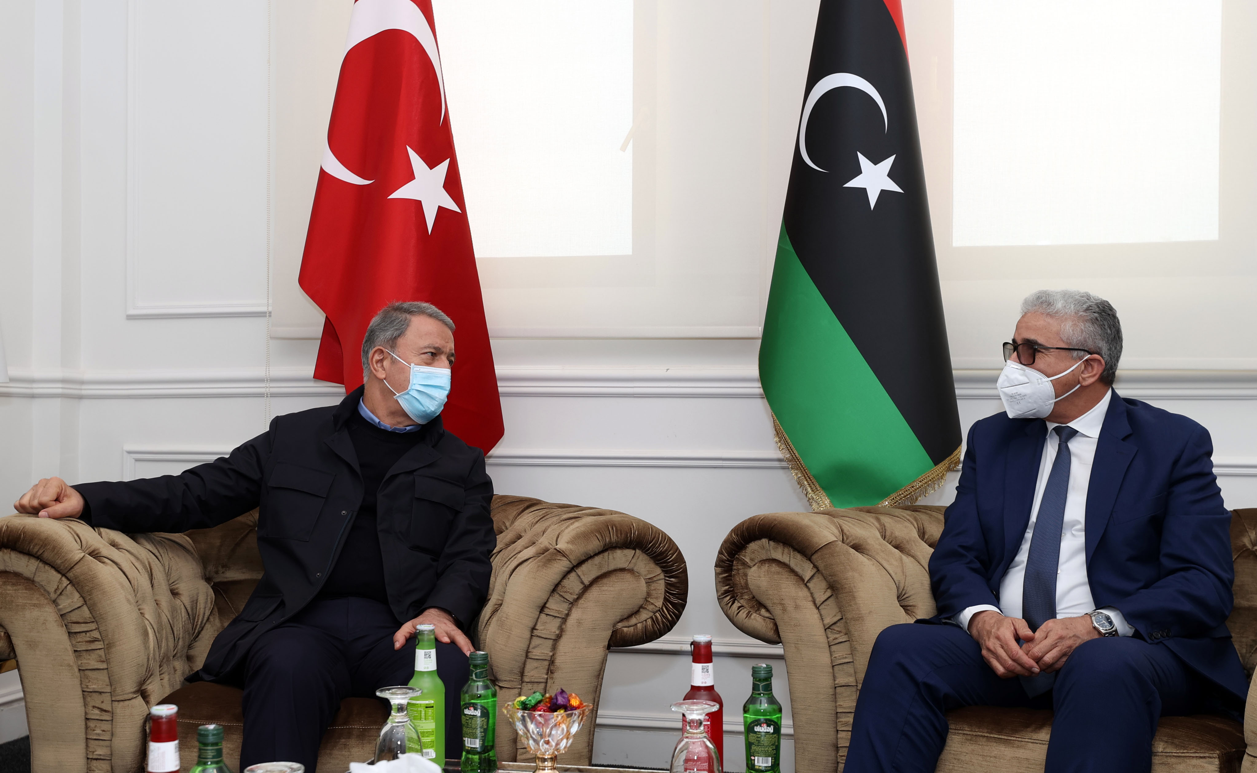 Milli Savunma Bakanı Hulusi Akar Libya'da görüşmelerde bulundu