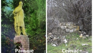 Şair Fuzuli'ye ait heykel kalıntıları bulundu