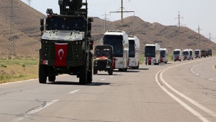 Tuğgeneral komutasındaki Türk askerleri ateşkesi izlemek için Azerbaycan'da! 