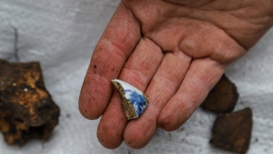 UKRAYNA'DA TÜRK ÇİNİ KALINTILARI BULUNDU 