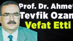 Yazar-Şair Ahmet Tevfik Ozan vefat etti