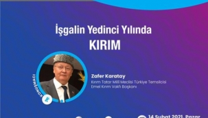 Karatay, 38'inci Haliç Buluşması'nda "İşgalin Yedinci Yılında Kırım"ı anlattı 