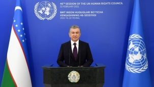 Özbekistan Cumhurbaşkanı Mirziyoyev: "Demokratik reformlarımız yeni bir Özbekistan inşa etmeyi hedefliyor"