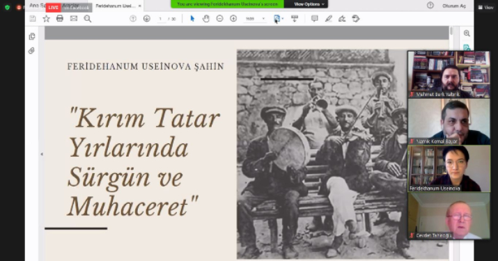 Emel Fikir ve Kültür Konferanslarında bu hafta "Kırım Tatar Yırlarında Sürgün ve Muhaceret" konuşuldu 