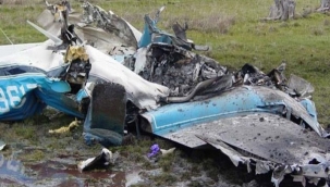 Kazakistan'da Su-30SM tipi savaş uçağı düştü! 