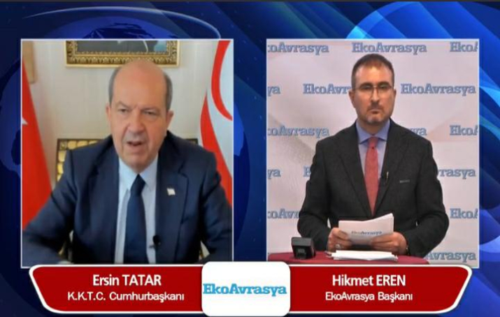 KKTC Cumhurbaşkanı Ersin Tatar, EkoAvrasya'nın yayınında merak edilenleri yanıtladı 