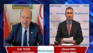 KKTC Cumhurbaşkanı Ersin Tatar, EkoAvrasya'nın yayınında merak edilenleri yanıtladı 