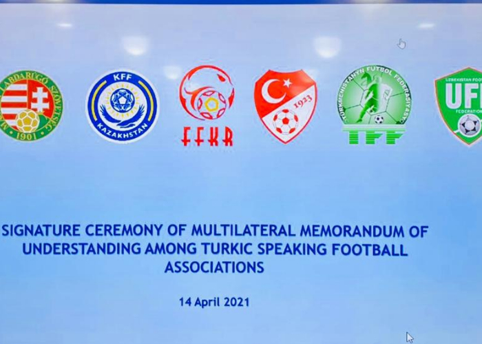 Türk Dili Konuşan Ülkelerin Futbol Federasyonları arasında İşbirliği Mutabakat Zaptı imzalandı.