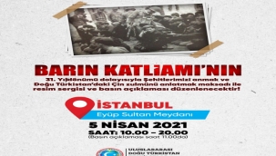 Uluslararası Doğu Türkistan Teşkilatlar Birliğinden Barın Katliamı anması 