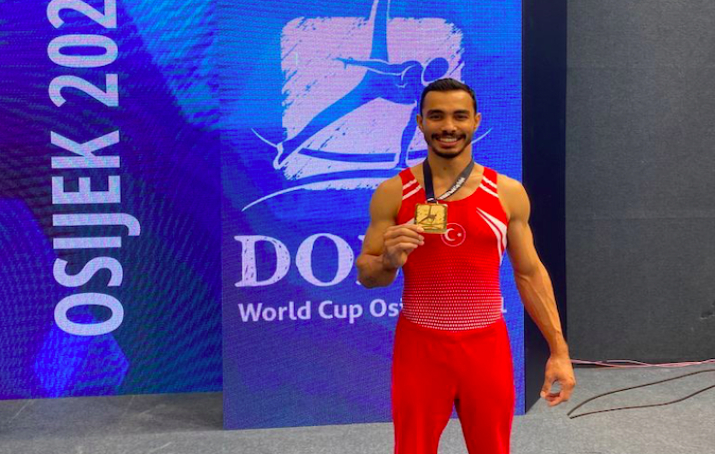 Türk cimnastikçi Ferhat Arıcan Hırvatistan'da şampiyon oldu 