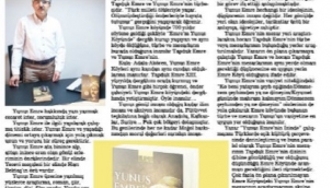 YUNUS EMRE DÜNYA DİLİ TÜRKÇE YILINA ÖZEL KİTAP