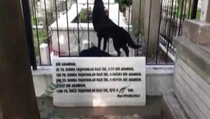 Hüseyin Nihal Atsız'ın mezarına çirkin saldırı!