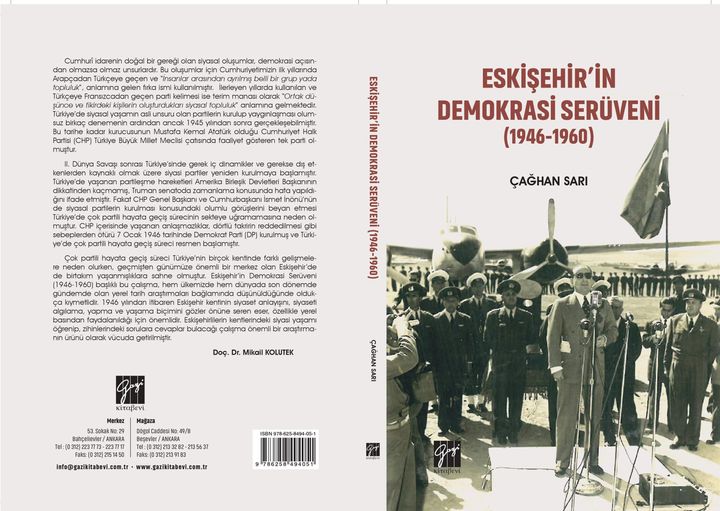 Çağhan Sarı'nın "Eskişehir'in Demokrasi Serüveni" kitabı yayımlandı