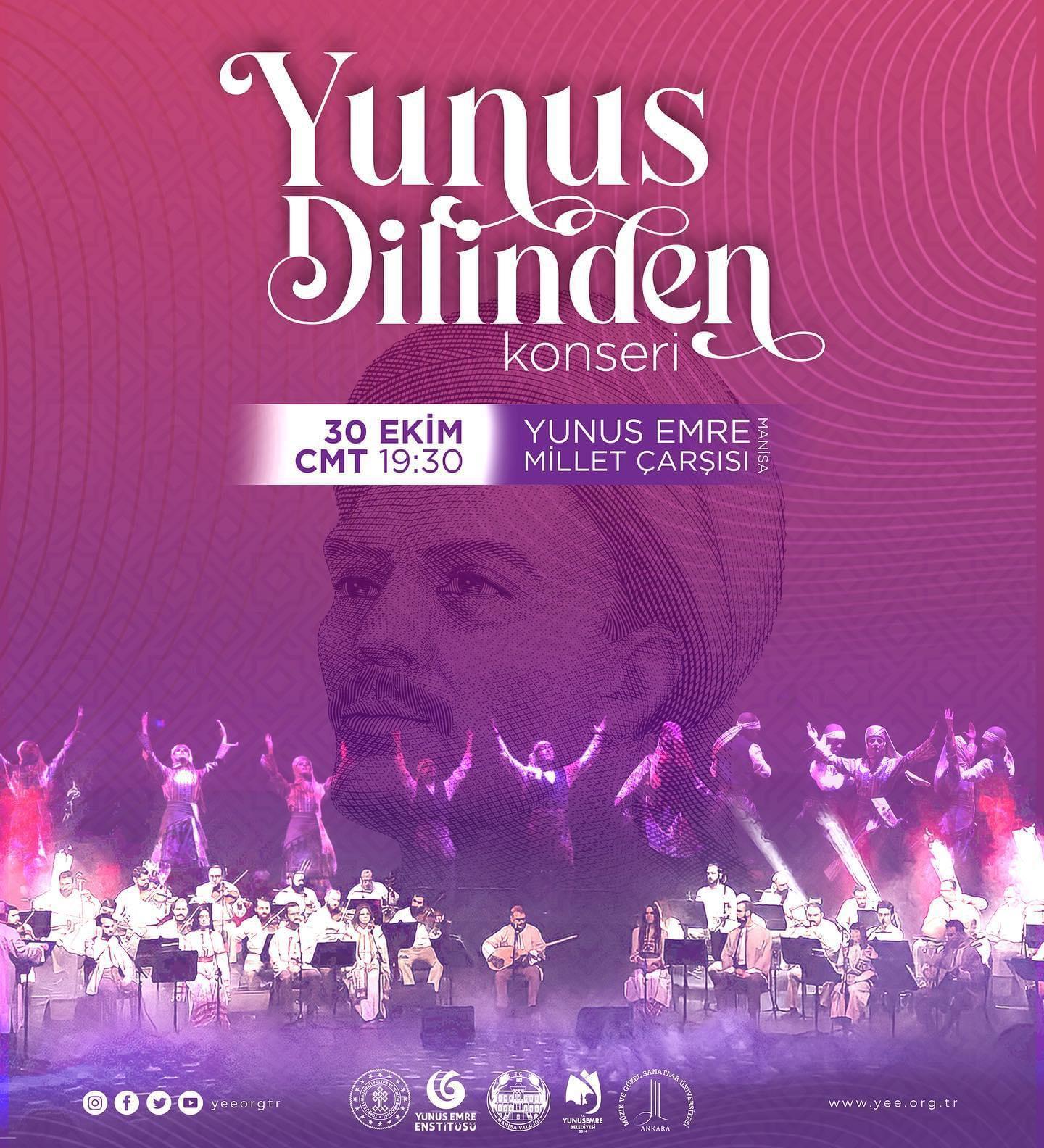 "Yunus Dilinden" konseri düzenleniyor