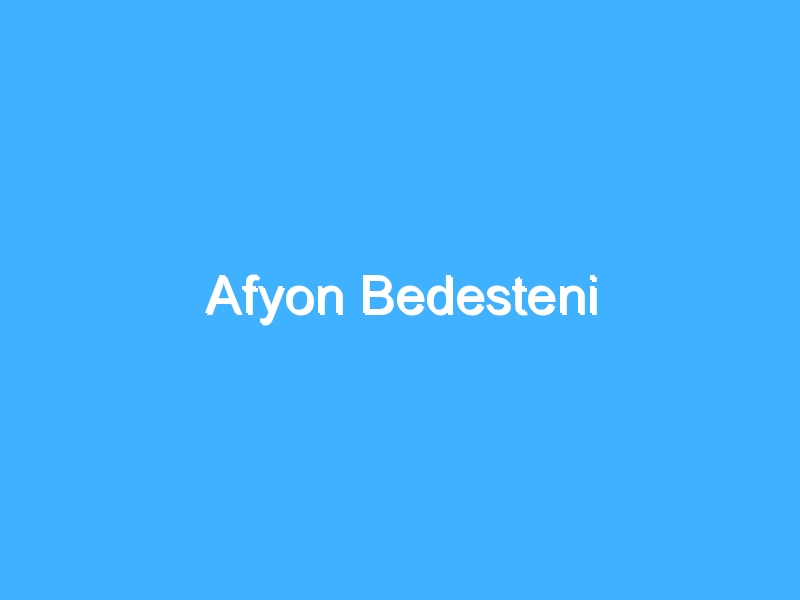 Afyon Bedesteni