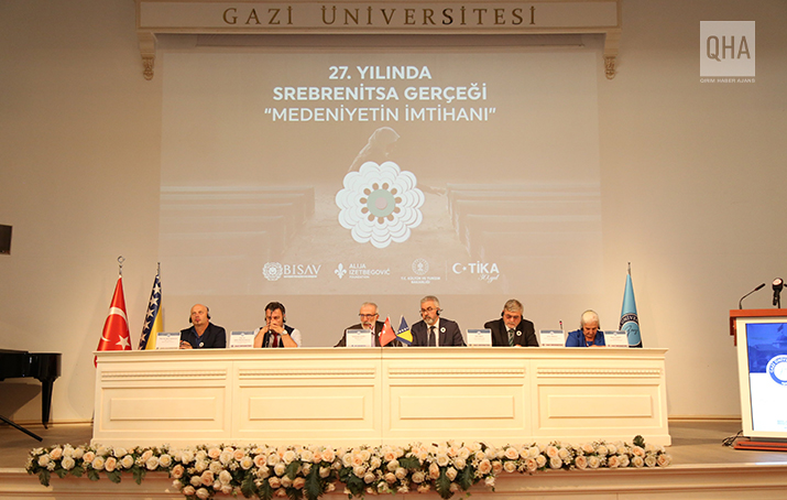 TİKA'dan Gazi Üniversitesi'nde 27. Yılında Srebrenitsa Gerçeği: Medeniyetin İmtihanı paneli
