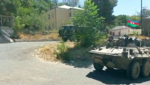 Azerbaycan ordusu Laçin şehrine girdi