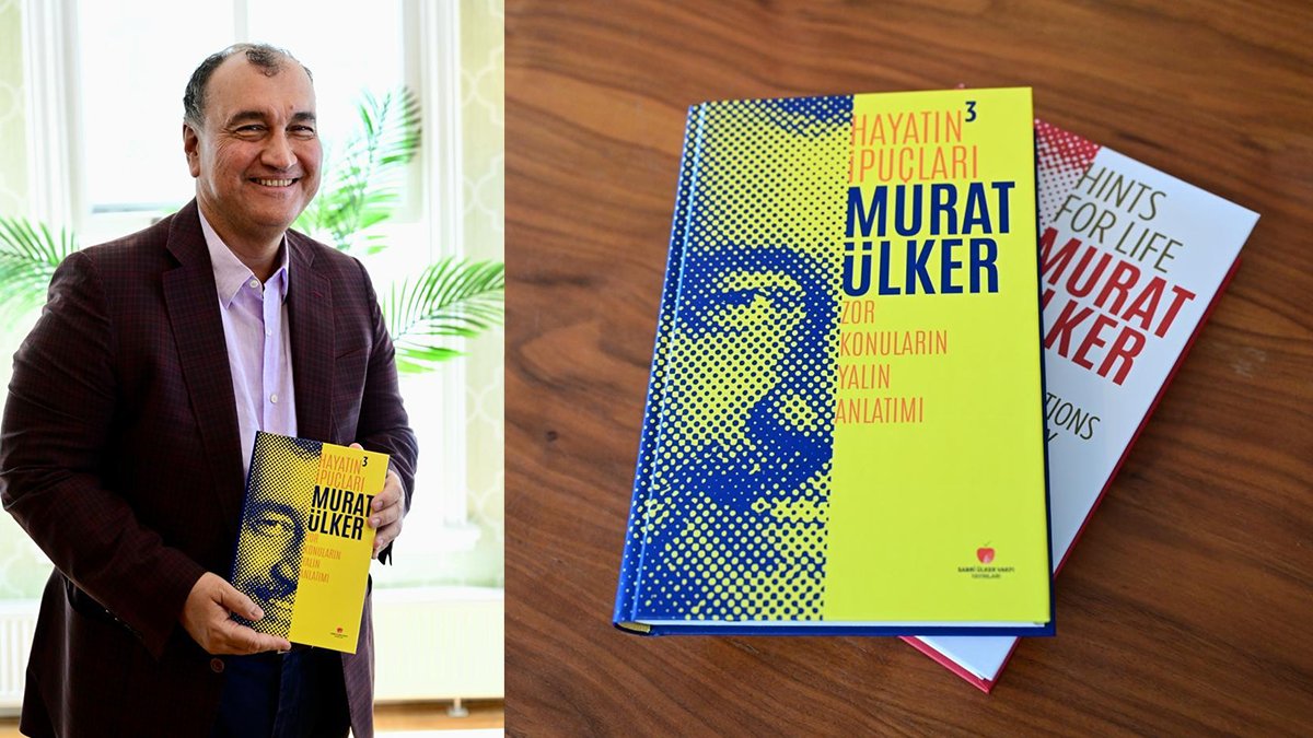 Murat Ülker – Hayatın İpuçları kitabını anlatı: Yazı benim için Salih Amel… Kendimi geliştirmek için yazıyorum