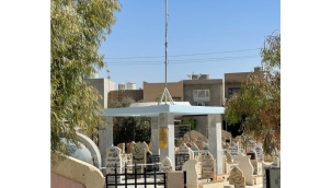 Irak Türklerinin lideri şehit Nejdet Koçak'ın mezarı başındaki Türkmeneli bayrağı indirildi