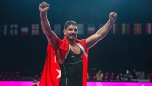 Milli güreşçi Taha Akgül dünya şampiyonu